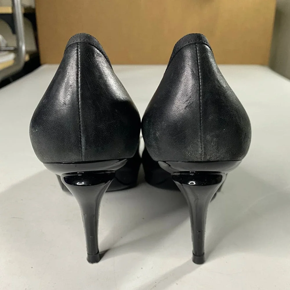 Chanel Interlocking CC LOGO Lambskin Pumps Women's 41 Women's 9.5